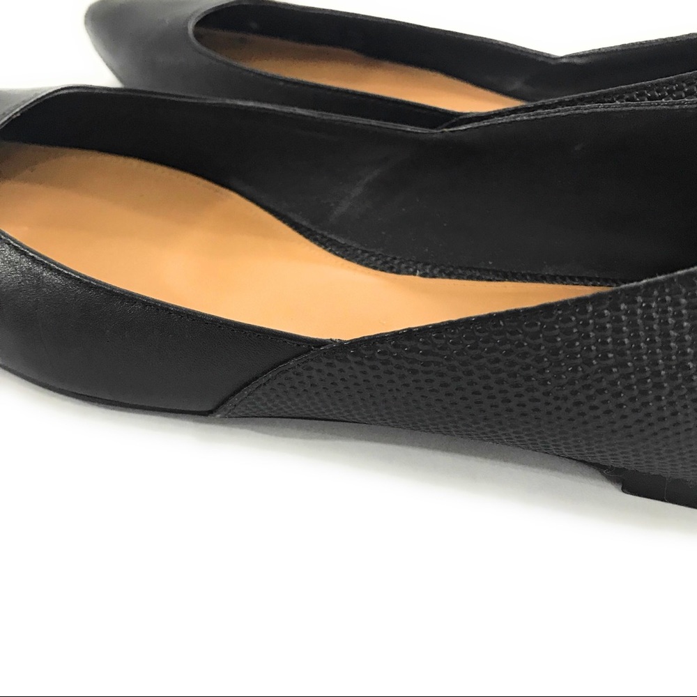 (Sold)Calvin Klein Womens Black Pointy Flats 8 1/2 - Picture 7 of 8
